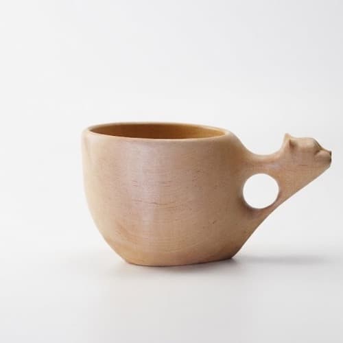 Wooden Cup Cat 2