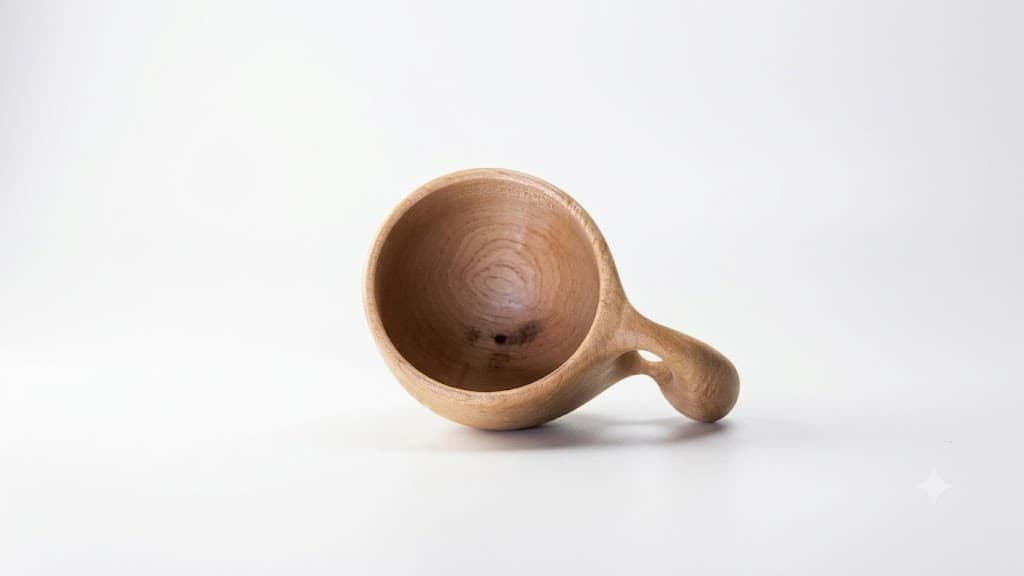 WOODEN CUP D