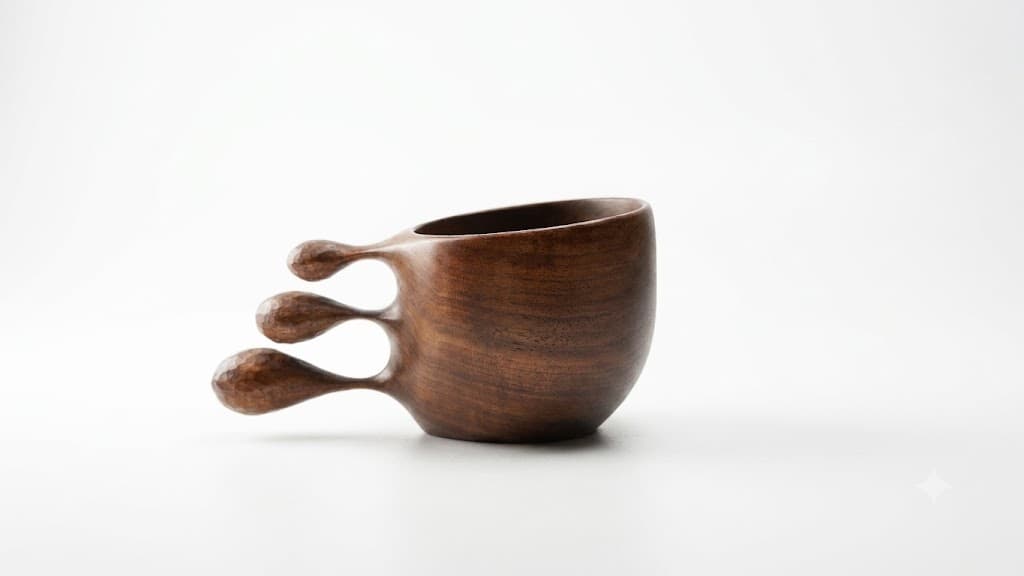 WOODEN CUP L