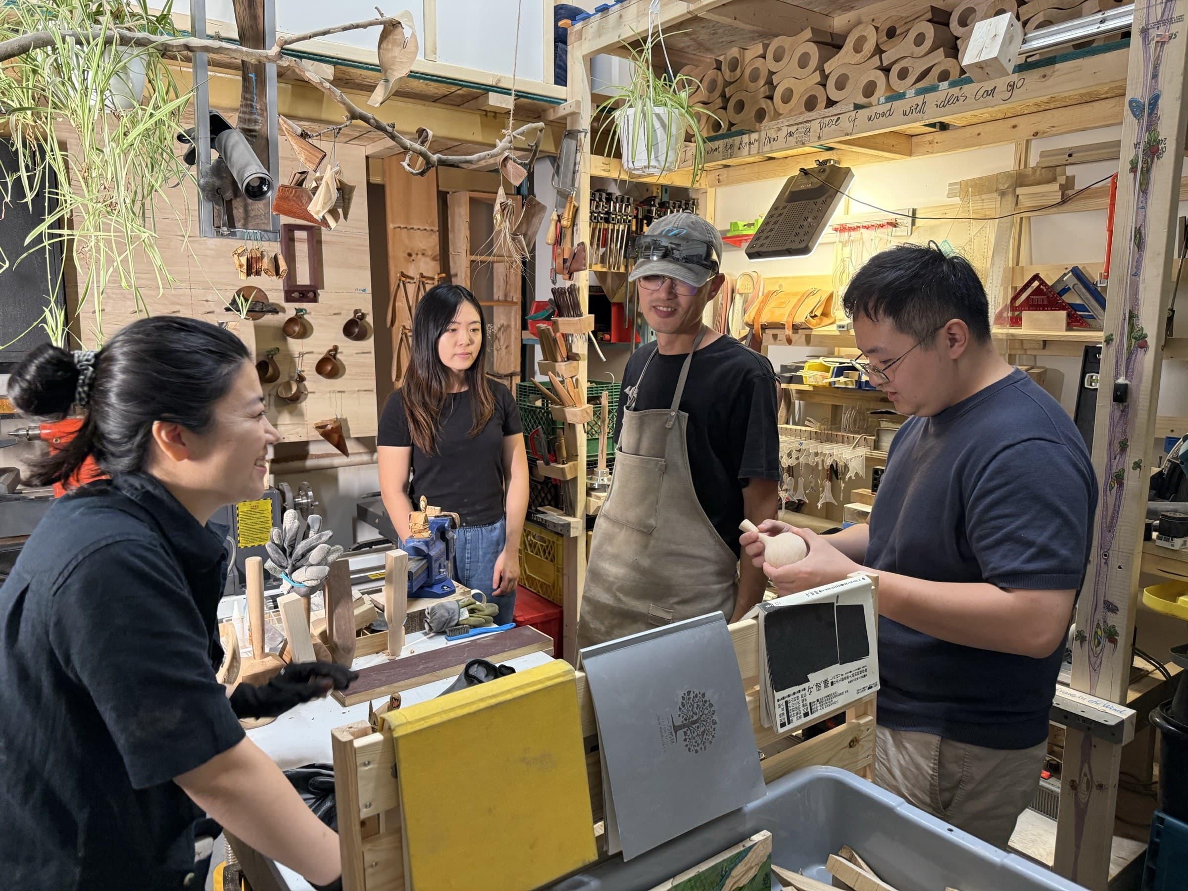 Our First Workshop — Carving with Wayne